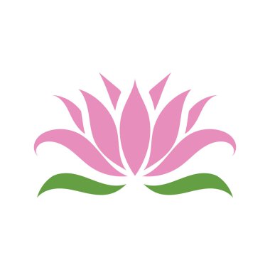 Zarif Lotus Çiçeği Logosu Tasarımı