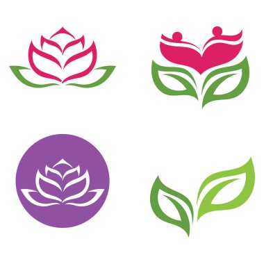 Zarif Lotus Çiçeği Logosu Tasarımı