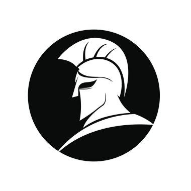 Spartalı Miğfer Grafik Çizim logosu
