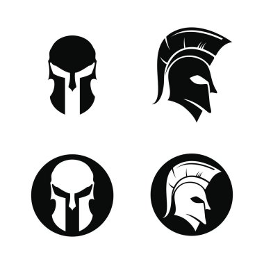 Spartalı Miğfer Grafik Çizim logosu