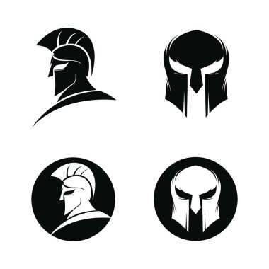 Spartalı Miğfer Grafik Çizim logosu