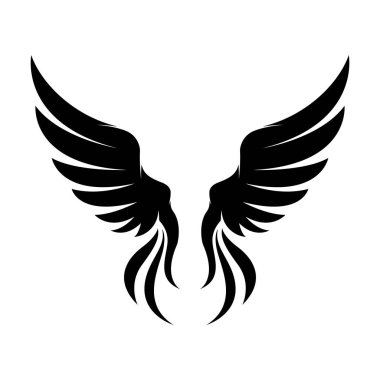 Kara kanat logosu, özgürlük ve gücü temsil ediyor..