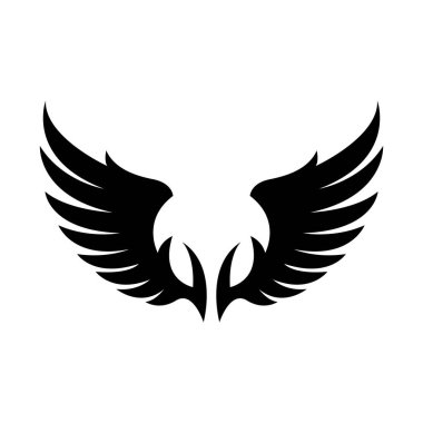 Kara kanat logosu, özgürlük ve gücü temsil ediyor..