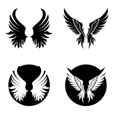 Kara kanat logosu, özgürlük ve gücü temsil ediyor..