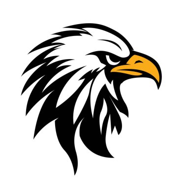 kartal başı profili siyah sarı logo v2