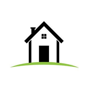 Ev kiralama logo vektörü