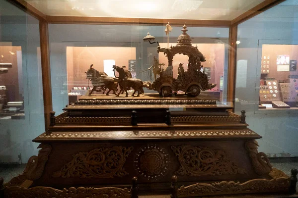 Pune Maharashtra Índia Abril 2022 Interiores Museu Raja Dinkar Kelkar — Fotografia de Stock
