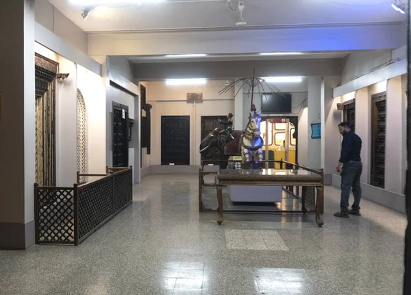 Pune Maharashtra India Abril 2022 Interiores Del Museo Raja Dinkar —  Fotos de Stock