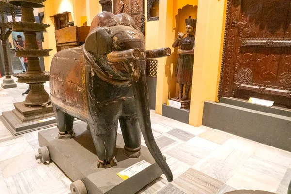 Pune Maharashtra Índia Abril 2022 Interiores Museu Raja Dinkar Kelkar — Fotografia de Stock