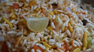close up view of rice with vegetables, healthy food