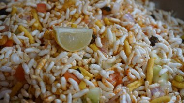 close up view of rice with vegetables, healthy food