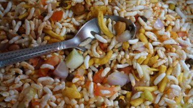 close up view of rice with vegetables, healthy food