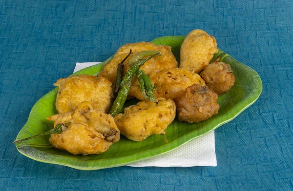 Pakora Cebolla Frita Pyaj Pakoda También Conocido Como Crispy Kanda — Foto de Stock