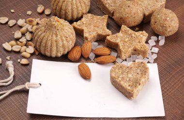 Kopyalama alanı olan fındıklı kurabiyeler