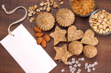 Kopyalama alanı olan fındıklı kurabiyeler