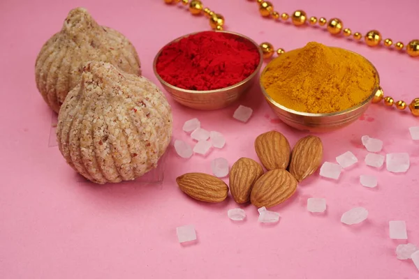 stock image cookies made with chickpeas flour with indian spices and almonds, close up view