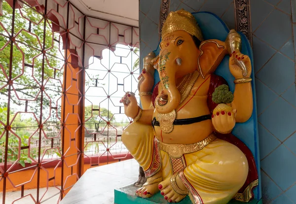 Statue Ganesha Dans Temple Bouddhiste — Photo