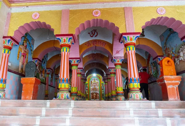 Εσωτερικό Του Ναού Του Ινδού Θεού Στην Ινδία — Φωτογραφία Αρχείου