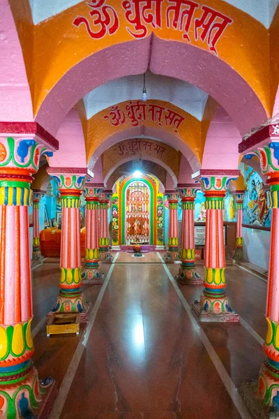 Wnętrze Hinduskiego Boga Świątyni Indiach — Zdjęcie stockowe