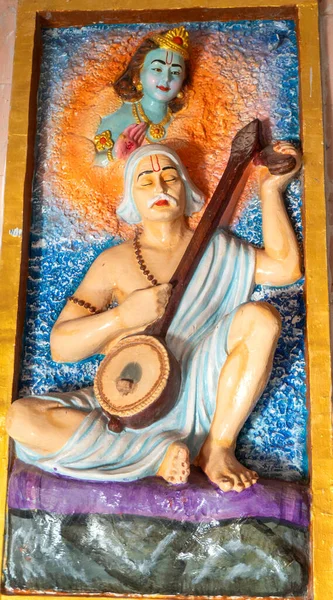 Interiér Zdi Hinduistického Chrámu Indii — Stock fotografie
