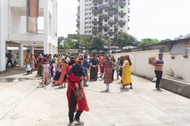 Hindistan 'daki insanlar. 