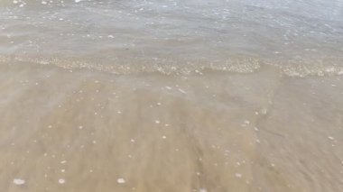 Deniz dalgalarının güzel manzarası, doğa arka planı
