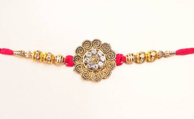 Geleneksel Hint bilekliği Rakhi, Kardeş Bağlar Kardeşler Bileğinde Raksha bandhan Ocassion