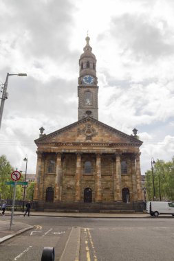 St Andrew's in the Square,  an 18th-century category-A-listed former church in Glasgow, Scotland and now Glasgow's Centre for Scottish Culture, promot clipart