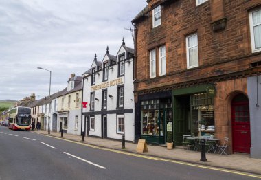 Innerleithen High Street, İskoç Sınırları, İskoçya