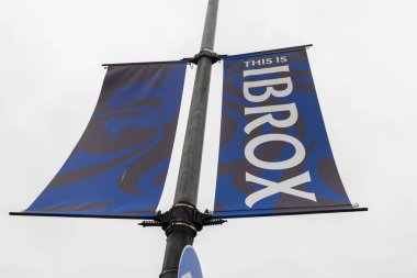 Bu Ibrox sokak afişi.
