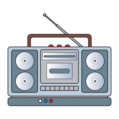 Teyp vektör illüstrasyonu