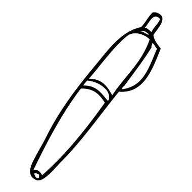 kalem satırı vektör çizimi