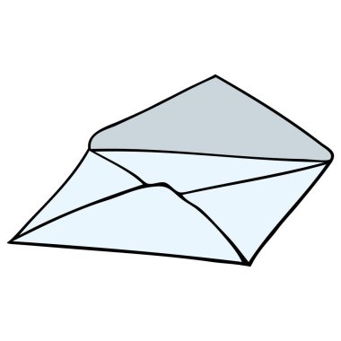 zarf vektör resimleme üst görünüm