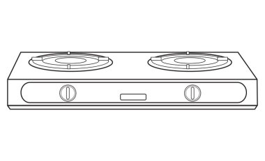 gaz sobası çizgisi çizimi