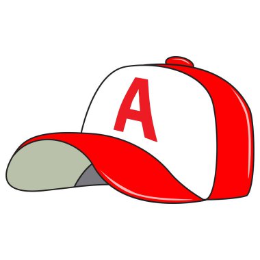 hat vektör illüstrasyonu üst görüntü