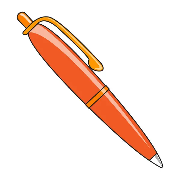 stock vector pen vector illustration top view images