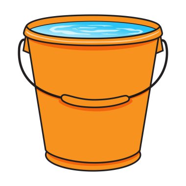 kova vektör resimleme üst görünüm