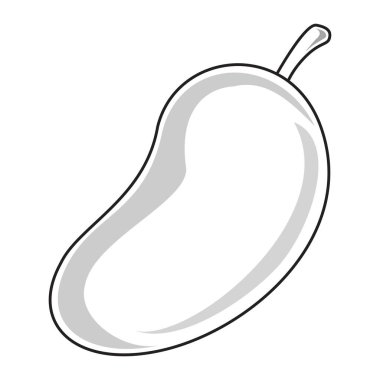 mango çizgisi vektör illüstrasyonuName