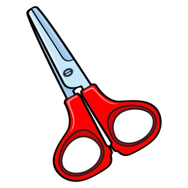 makas vektör illüstrasyonu üst görünüm resimleri