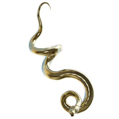 3D çizim, illüstrasyon, yılan altını