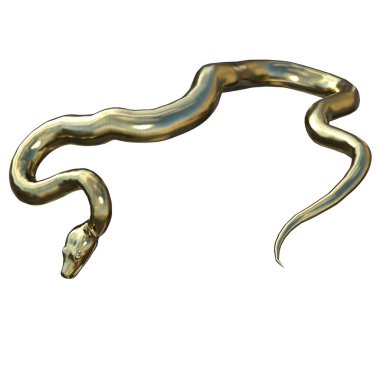 3D çizim, illüstrasyon, yılan altını