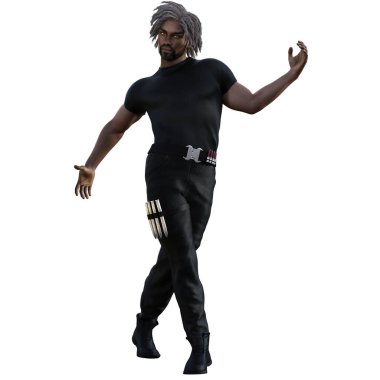 3 boyutlu tasvir, illüstrasyon, şehir fantezisi, Afrikalı erkek sihirbaz vampir avcısı