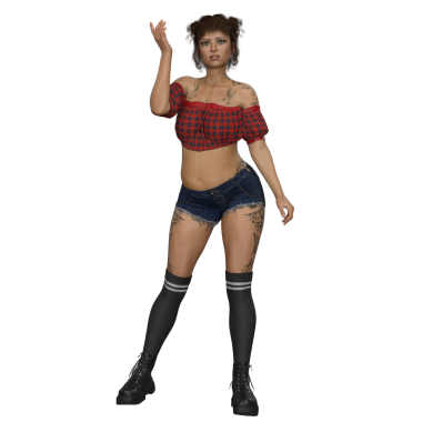 3 boyutlu çizim, illüstrasyon, genç hamile kadın