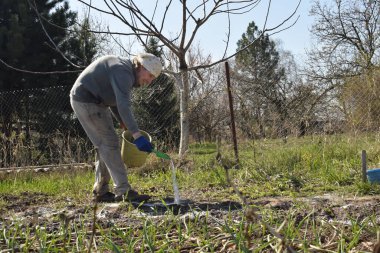 Ev işleri ve küçük çaplı kırsal çiftçilikle uğraşan genç bir adam bahçesine özen ve özveriyle bakıyor. Günlük rutini, sürdürülebilir ve kendine yeten bir yaşam tarzını yansıtıyor.