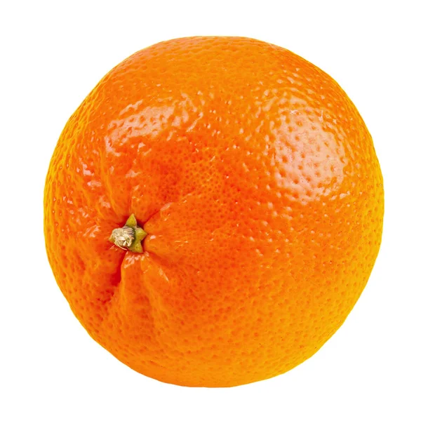 Mandarin Tangerine Citrus Fruit Isolated White Background File Contains Clipping — Fotografia de Stock