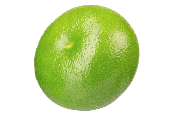 Citrus Sweetie Oder Pomelit Oroblanco Isoliert Auf Weißem Hintergrund Nahaufnahme — Stockfoto