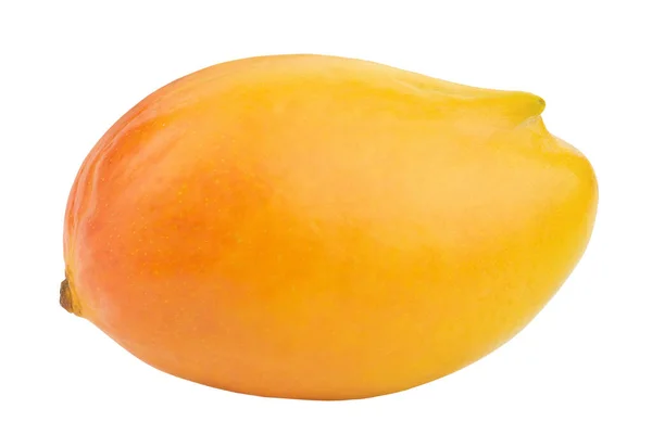 Νόστιμο Ώριμο Μάνγκο Απομονωμένο Λευκό Φόντο Εξωτικά Φρούτα Αρχείο Περιέχει — Φωτογραφία Αρχείου