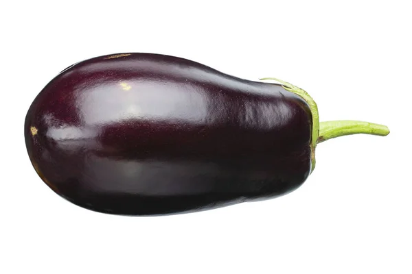 Aubergine Eggplant Isolated White Background Full Depth Field File Contains — Stock Photo, Image