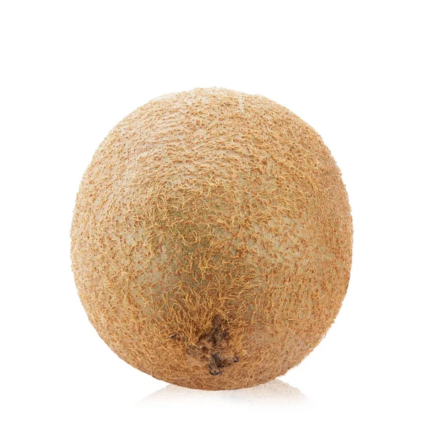 stock image Whole kiwi. Natural antioxidant. Isolated on white background. File contains clipping path