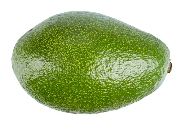 Avocado Geheel Geïsoleerd Wit Verse Groenten Bestand Bevat Clipping Pad — Stockfoto